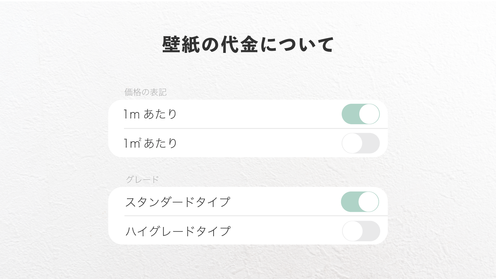 どういった部屋にするのかによっての張り替え費用の概算について