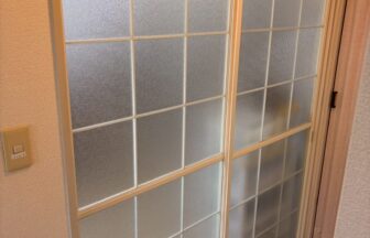 飛散防止フィルム施工後